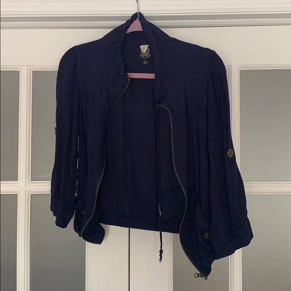 mine Jackets & Blazers - Short blue bomber jacket - lightweight